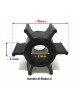 Boat Motor TE15-04000200 Impeller for Parsun HDX Makara TE9.9 TE15 2-Stroke Outboard Motor Engine