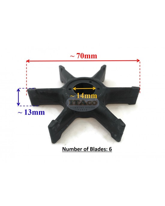 Boat Motor Water Pump Impeller 6G0-44352 6GO-44352 656-44352 01 02 03 for Yamaha Outboard 20HP 25HP A B 2/4-stroke Motor Engine Boat Motor Water Pump Impeller 6G0-44352 6GO-44352 656-44352 01 02 03 for Yamaha Outboard 20HP 25HP A B 2/4-stroke Motor Engine