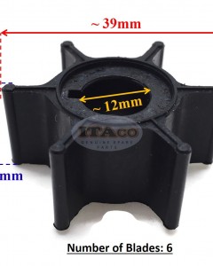 Boat Motor 47-11590M 18-3066 Boat engine impeller for Mercury Mariner 6HP 8HP 6C 6D 8C Outboard motors Engine