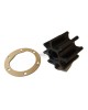 Original Genuine Jabsco Neoprene Spline Drive Pump Impeller Kit 920-0001 (8 Blade, 65mm OD x 51mm) with Gasket