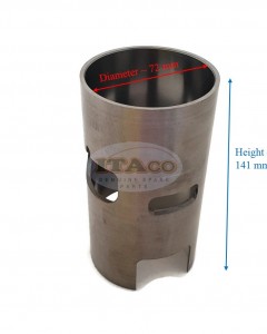 Boat Motor Liner Sleeve 6K5-10935 6H3 11312 For Yamaha Outboard Piston 60HP 60 E60 72MM 2 stroke Engine