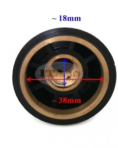 Boat Motor 676-45616-01 00 A0 Propeller Nut for Yamaha Outboard E40G 40HP MU-1 6A5 Marine Engine