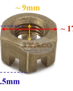 Boat Motor Propeller Prop Nut 90171-10M01 F15-06000016 for Yamaha Parsun Outboard F 6HP - 20HP Boat 2/4-stroke Engine