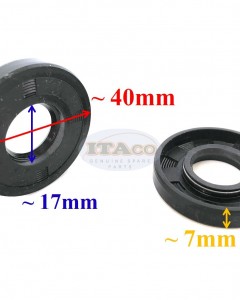 Boat Motor 2X Oil Seal 09283-17002 17 x 40 x 7 For Suzuki Outboard DT 2HP 3.5HP 4HP 5HP 7.5HP 9HP 2 stroke Engine