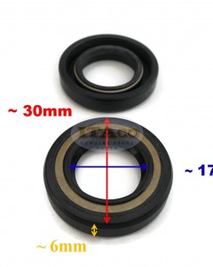 Boat Motor 2X Gear Case Oil Seal Seals 09289-17006 16X30X6 For Suzuki Outboard 8HP 9.9HP 15HP 40HP 2 & 4 stroke Engine
