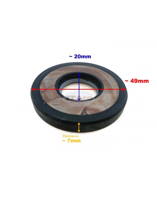 Boat Motor Oil Seal S-Type Crankshaft Piston 93101-20M10 For Yamaha Outboard 9.9HP 15HP 2 stroke Engine Boat Motor Oil Seal S-Type Crankshaft Piston 93101-20M10 For Yamaha Outboard 9.9HP 15HP 2 stroke Engine