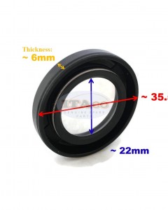 Boat Motor Drive Shaft Oil Seal 93101-22M60 F25-04010003 Yamaha Parsun Outboard 25HP - 40HP 2/4-stroke Engine