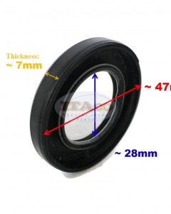 Boat Motor Cylinder Repair Kit Crankcase Oil Seal 93102-28135 28x47x7 For Yamaha Outboard 48HP 55HP 2 stroke Engine