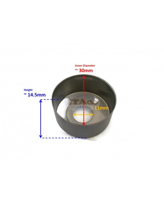 Boat Motor Insert Cartridge Liner Water Pump Case 369-65011-0 M 16157 for Tohatsu Nissan Mercury Mercruiser Quicksilver M NS F 4hp 5hp 2/4-stroke Marine Engine