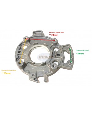 Boat Motor Coil Plate Assy Without Alternator 3B2-06102-1 0 M for Tohatsu Nissan Outboar+AI186d 9.8HP 8HP 6HP 2 stroke Engine