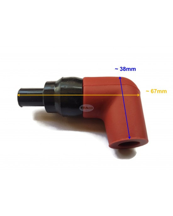 Boat Motor 6G1-82370-00 6G1-82370-20 21 Plug Cap Assy Cover compatible with Yamaha Outboard 20hp-130hp 2/4 stroke