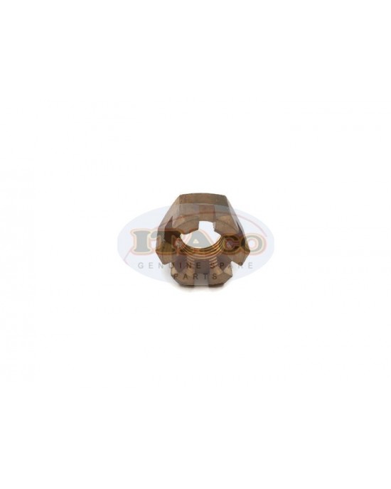 Boat Motor 90171-14013-00 Propeller Prop Castle Nut for Yamaha Parsun Outboard 20-45HP 2/4-stroke Engine Boat Motor 90171-14013-00 Propeller Prop Castle Nut for Yamaha Parsun Outboard 20-45HP 2/4-stroke Engine