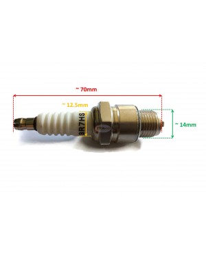 Boat BR7HS-10 Spark Plug 94702-00271 94701-00371 90793-22033 RL82C Compatible with Yamaha Outboard  TR22-10 2-Stroke 1098 14mm Engine
