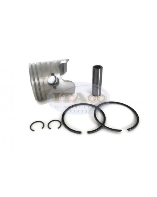 Boat Motor Piston Kit Ring Set Pin & Clip 6H4-11631 00 01 95 11630 18-4144 for Yamaha Sierra Outboard 3 Cyl 40HP 50HP 67MM 2-stroke 2 rings Engine