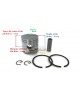 Boat Motor Piston Assy Ring Set 779-804886 804886 Mercury Mercruiser Outboard 9.8HP 8HP 2 stroke Engine