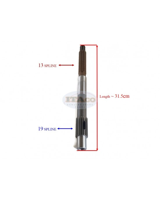 Boat Motor Propeller Prop Shaft 3C8-64211-0 M 44-195132 For Tohatsu Nissan Mercury Quicksilver Outboard NS M D 40HP 50HP 2/4-stroke Engine Boat Motor Propeller Prop Shaft 3C8-64211-0 M 44-195132 For Tohatsu Nissan Mercury Quicksilver Outboard NS M D 40HP 50HP 2/4-stroke Engine