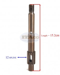 Boat Motor Propeller Shaft Prop 677-45611-00 01 for Yamaha Outboard 5HP 8HP 2/4 stroke Boat Engine