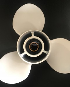 Boat Engine Aluminum Propeller 63V-45943-10-EL 63V-45943-00-EL 9 1/4x11-J for Yamaha Parsun Outboard 9.9HP 15HP Motor 9 1/4 x 11 - J Motor Engine