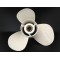 Boat Motor Aluminium Alloy Propeller For Yamaha Outboard F 30HP 40HP 50HP 60HP 3 11 3/8" x 12" 6H5-45952-00 02 EL 69W-45952-00 11.375x12 2/4 stroke Engine