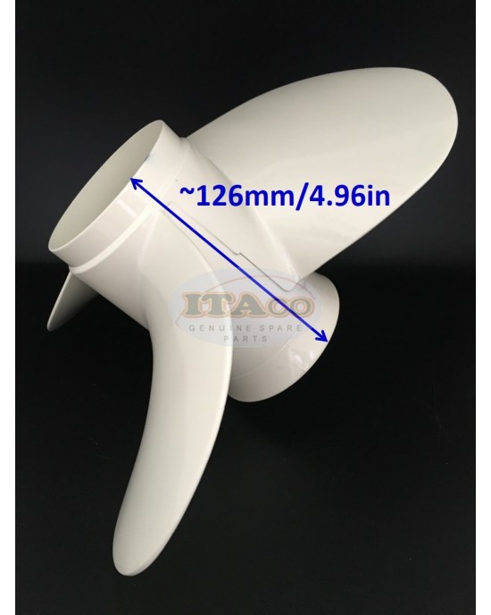 Boat Motor Aluminium Alloy Propeller For Yamaha Outboard F 30HP 40HP 50HP 60HP 3 11 3/8" x 12" 6H5-45952-00 02 EL 69W-45952-00 11.375x12 2/4 stroke Engine Boat Motor Aluminium Alloy Propeller For Yamaha Outboard F 30HP 40HP 50HP 60HP 3 11 3/8" x 12" 6H5-45952-00 02 EL 69W-45952-00 11.375x12 2/4 stroke Engine