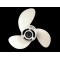 Boat Motor Aluminum Propeller 8 1/2x8 1/2 -N 6G1-45941-00-EL 6G1-45941-00-00 for Yamaha 6hp 8hp 9.9hp F6 F8 F9.9 Boat Engine 8.5x8.5