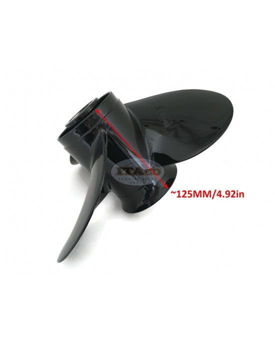 Boat Motor Propeller Aluminium for Suzuki Outboard 58100-96420 58100-96421 20HP - 40HP 3 X 10 1/4 X 11" 2/4 stroke Engine