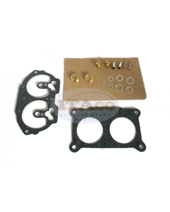 Boat Motor Carburetor Carb Repair Kit for Yamaha 6G5-W0093-04-00, 64D-W0093-00-00 Outboard 2 stroke Engine