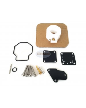 Boat Motor 6E3-W0093-00 6E3-W0093-01 Carburetor Carb Repair Kit for Yamaha Outboard 4HP 5HP 4M 5M 4 Stroke Engine