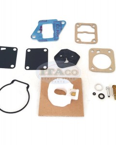 Boat Outboard Motor 6E7-W0093-01 6E7-W0093-02 03 814481M Sierra 18-7769 Carburetor Repair Kit for Yamaha Mercury Mercruiser Quicksilver Outboard 9.9HP 15HP 25HP 30HP 2-stroke Engine