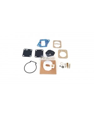 Boat Outboard Motor 6E7-W0093-01 6E7-W0093-02 03 814481M Sierra 18-7769 Carburetor Repair Kit for Yamaha Mercury Mercruiser Quicksilver Outboard 9.9HP 15HP 25HP 30HP 2-stroke Engine