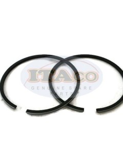 2 pcs Boat Motor Made in Japan Piston Ring Rings Set 350-00011 803678A1 For Tohatsu Nissan Mercury Mercruiser Quicksilver Outboard M NS 18HP 60MM STD 2-stroke Marine Engine