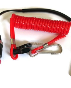 Boat Motor 353-06820-0 1 398-06830 Stop Switch Assy Lanyard compatible Nissan Tohatsu Mercury Outboard 2/4-stroke
