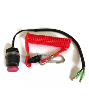 Boat Motor 353-06820-0 1 398-06830 Stop Switch Assy Lanyard compatible Nissan Tohatsu Mercury Outboard 2/4-stroke