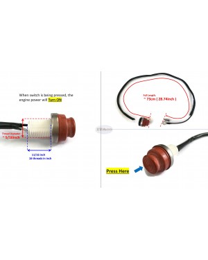 Boat Motor Stopswitch Stop Switch 6G1 6M8 6C 8C for Yamaha Outboard 6G9-82550 6A0-82550 01 Marine Engine