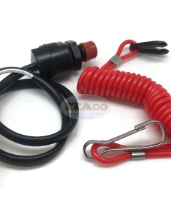 Boat Motor Emergency Safety Stop switch Assy Yamaha Outboard 6E9-82575 6H4-82575-00 63V-82575 Stopswitch 2/4-stroke Engine
