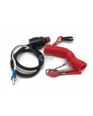 Boat Motor Emergency Safety Stop switch Assy Yamaha Outboard 6E9-82575 6H4-82575-00 63V-82575 Stopswitch 2/4-stroke Engine