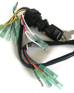 Boat Motor Main Ignition Switch Assy Yamaha 25-40-115-130-150-200-225-250 Ignition Switch 2&4 Push to Choke 703-82510-43-00 43 2&4 Stroke Engine