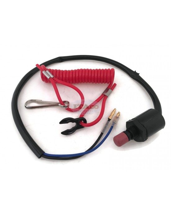 Boat Motor Stop Switch Box Lanyard Cord 3T5-06830-0 823054A02 For Tohatsu Nissan Mercury Outboard 2/4 stroke Engine