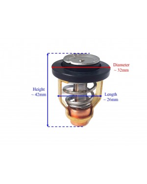 Boat Motor 67F-12411-01-00 6CB-12411 Thermostat 60C For Yamaha Outboard F 75 - 150 hp Sierra 18-3632 Waverunner Sterndrive Marine Boat Parts