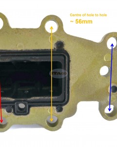 Boat Motor 6E7-13610-71 70 Intake Reed Retainer Valve Assy for Yamaha Outboard 9.9HP 15HP before 1995 2-stroke