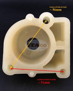 Boat Motor 350-65016-1 0 M 46-803750 803750 Water Pump Case For Tohatsu Nissan Mercury Mercruiser Quicksilver Outboard NS M 9.9HP 15HP 18HP 2/4-stroke Engine