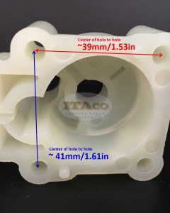 Boat Motor 18-43212 Water Pump Housing 46-803750A02 8037502 for Mercury Mercruiser Quicksilver Marine Outboard Motor Engine