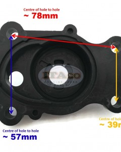 Boat Motor Housing Water Pump 63D-44311 66T-44311-00 T40-04000201 for Yamaha Parsun Makara Hidea Outboard FT F 40HP 50HP 60HP 2/4-stroke Boats Motor Engine
