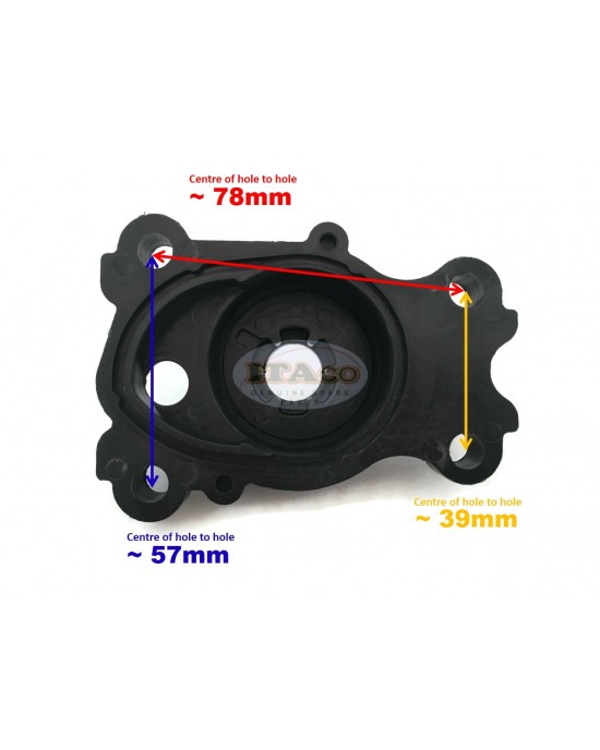 Boat Motor Housing Water Pump 63D-44311 66T-44311-00 T40-04000201 for Yamaha Parsun Makara Hidea Outboard FT F 40HP 50HP 60HP 2/4-stroke Boats Motor Engine