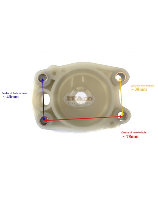 Boat Motor T36-03000301 Water Pump Housing Shell Parsun Makara Outboard T40 40HP 2-Stroke Engine