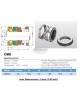 Mechanical Water Pump Shaft Seal Kit WIN 15MM Blower Diving Circulating TS560A Rotary Ring Plastic Carbon SiC TC Spring Stationary Ring Cermaic Seal CMS Engine Mechanical Water Pump Shaft Seal Kit WIN 15MM Blower Diving Circulating TS560A Rotary Ring Plastic Carbon SiC TC Spring Stationary Ring Cermaic Seal CMS Engine